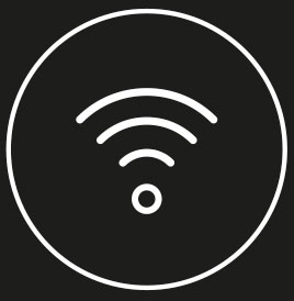 Icono de servicio de wifi